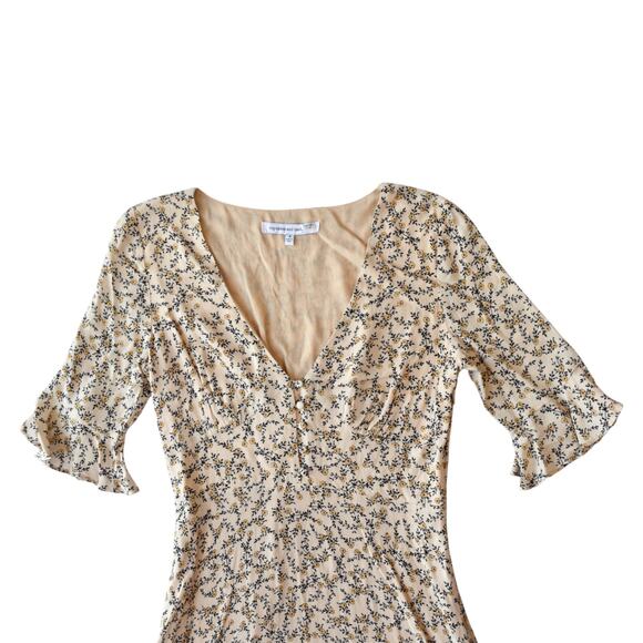 Cupcakes and Cashmere Cream Floral Summer Dress Size 4 - Picture 2 of 8